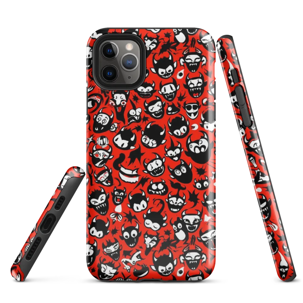 Inferno Imp on Tough Case for iPhone® — Front
