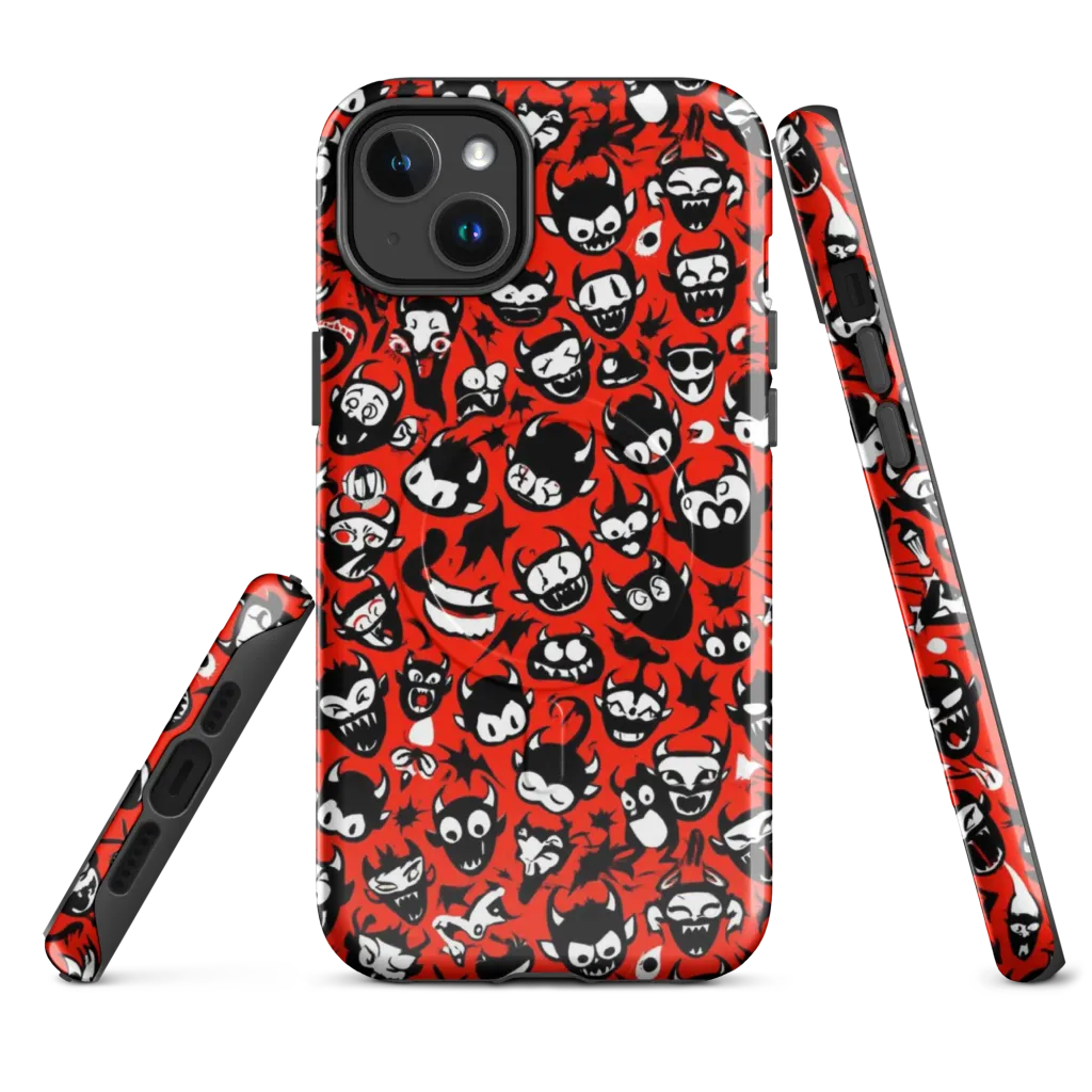 Inferno Imp on MagSafe Tough Case for iPhone® — Front
