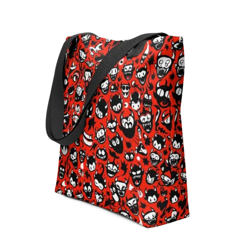 Inferno Imp on a Tote Bag