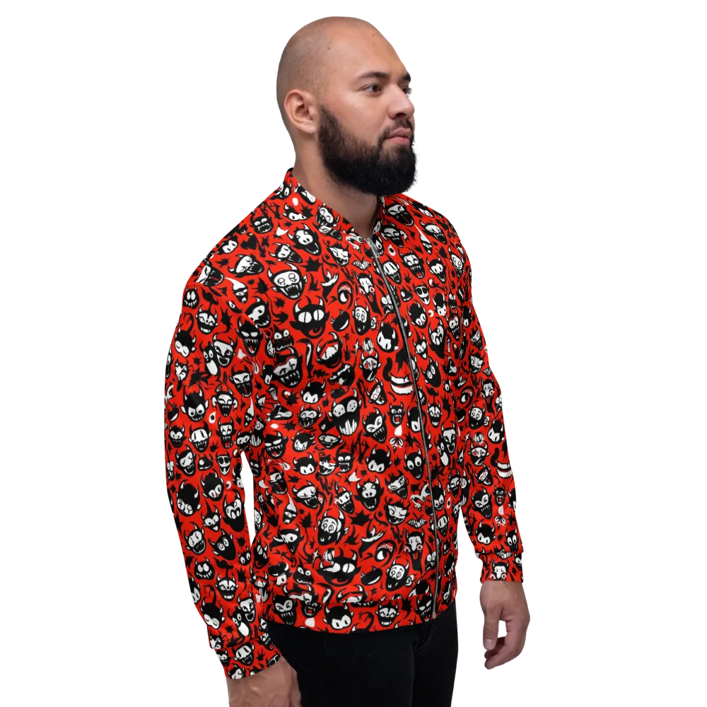 Inferno Imp on Bomber Jacket — Right