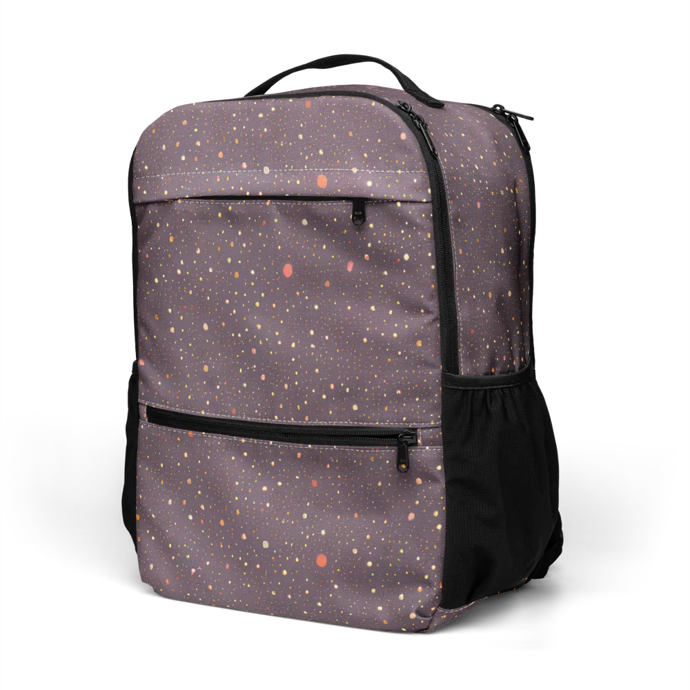 Plum Comet on Utility Backpack — Left Front