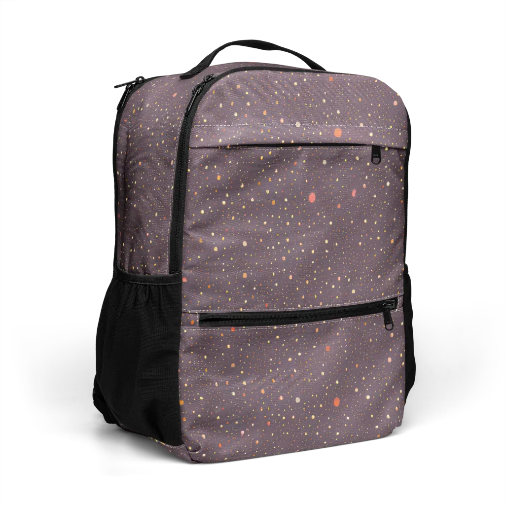 Plum Comet on Utility Backpack — Right Front