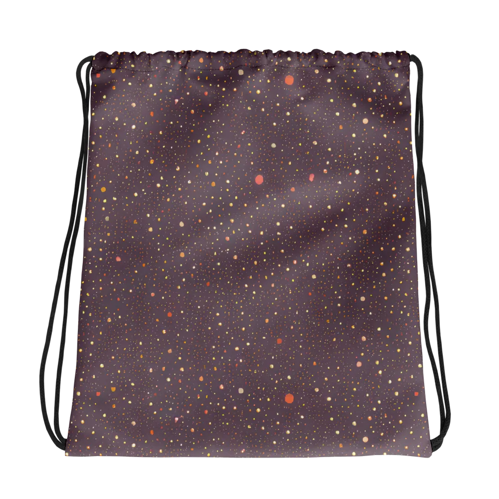 Plum Comet on Drawstring Bag — Photo