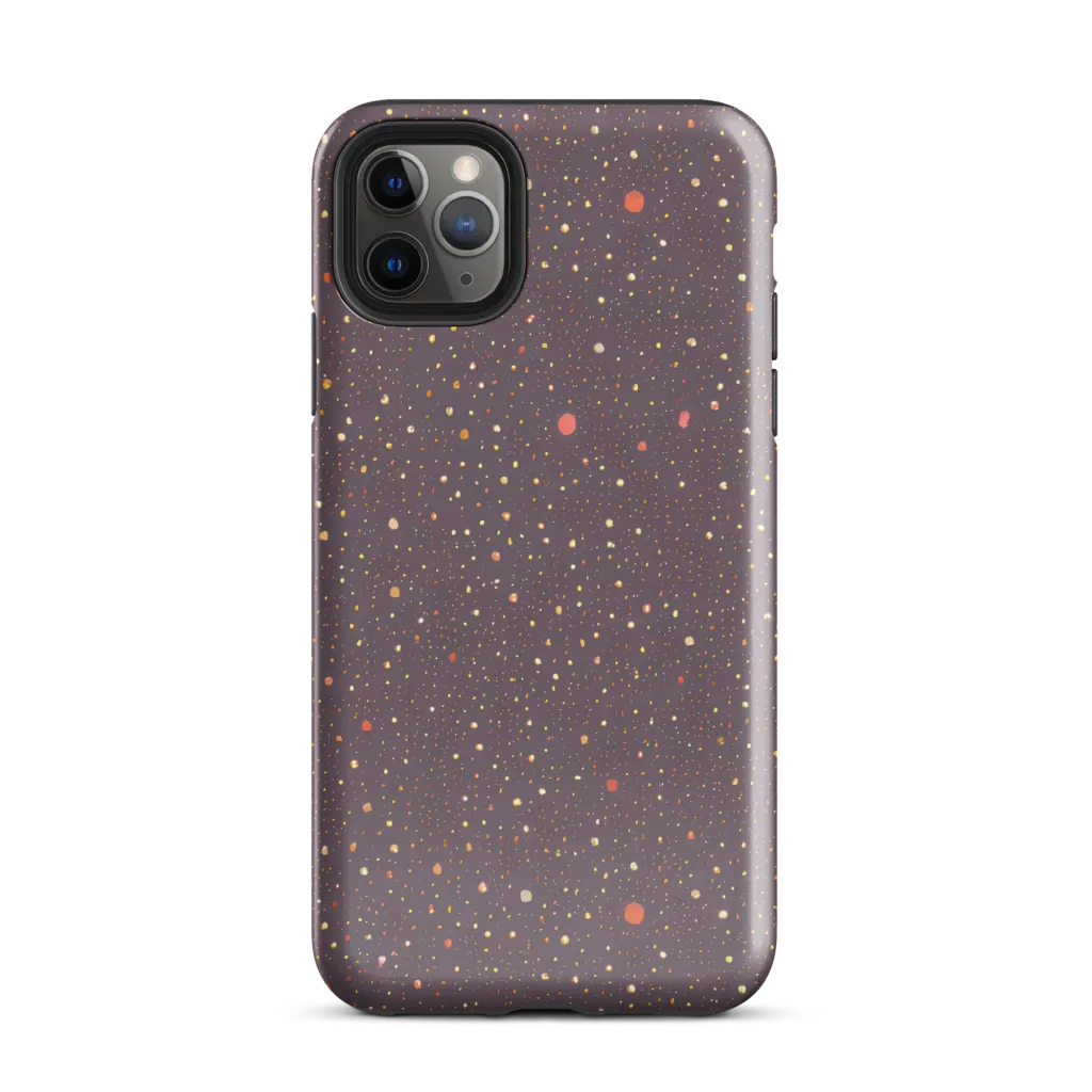 Plum Comet on Tough Case for iPhone® — Front