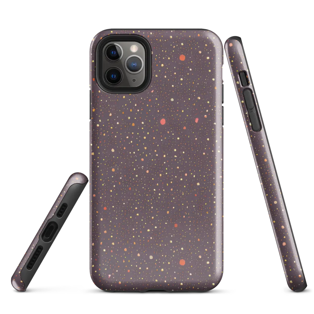 Plum Comet on Tough Case for iPhone® — Front