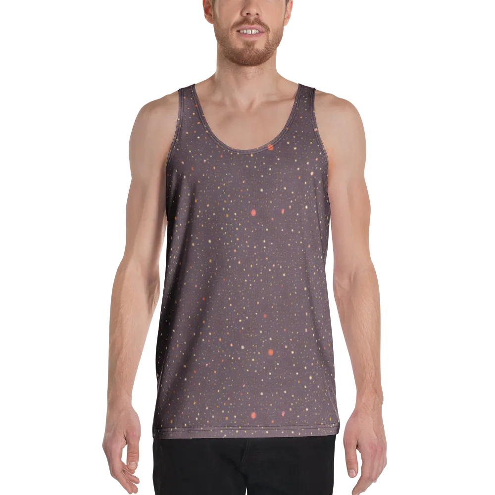 Plum Comet on Men's Tank Top — Front