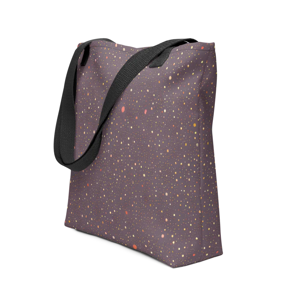 Plum Comet on Tote Bag — Front