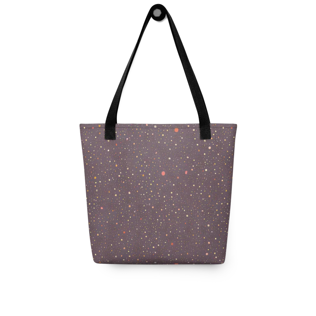 Plum Comet on Tote Bag — Front
