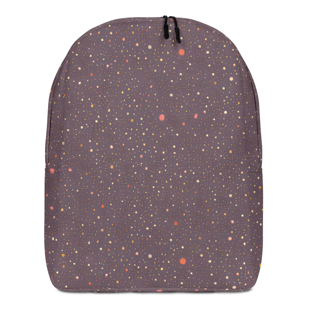 Plum Comet on Minimalist Backpack — Front