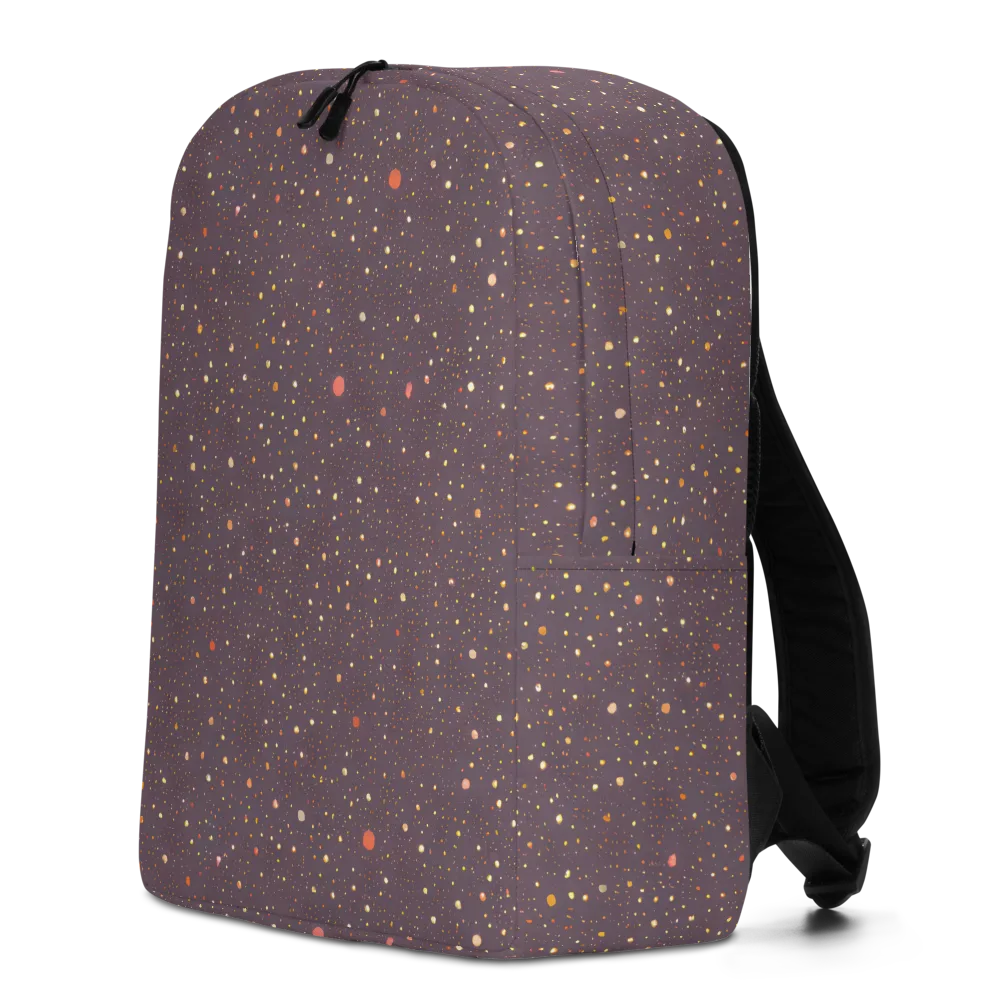 Plum Comet on Minimalist Backpack — Left