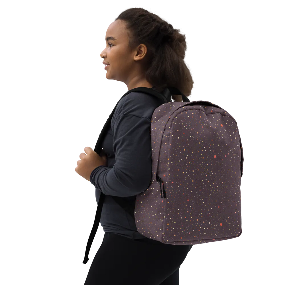 Plum Comet on Minimalist Backpack — Right Front