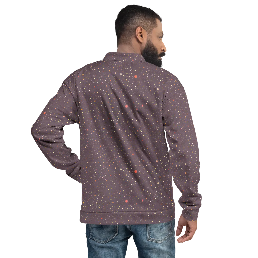 Plum Comet on Bomber Jacket — Back
