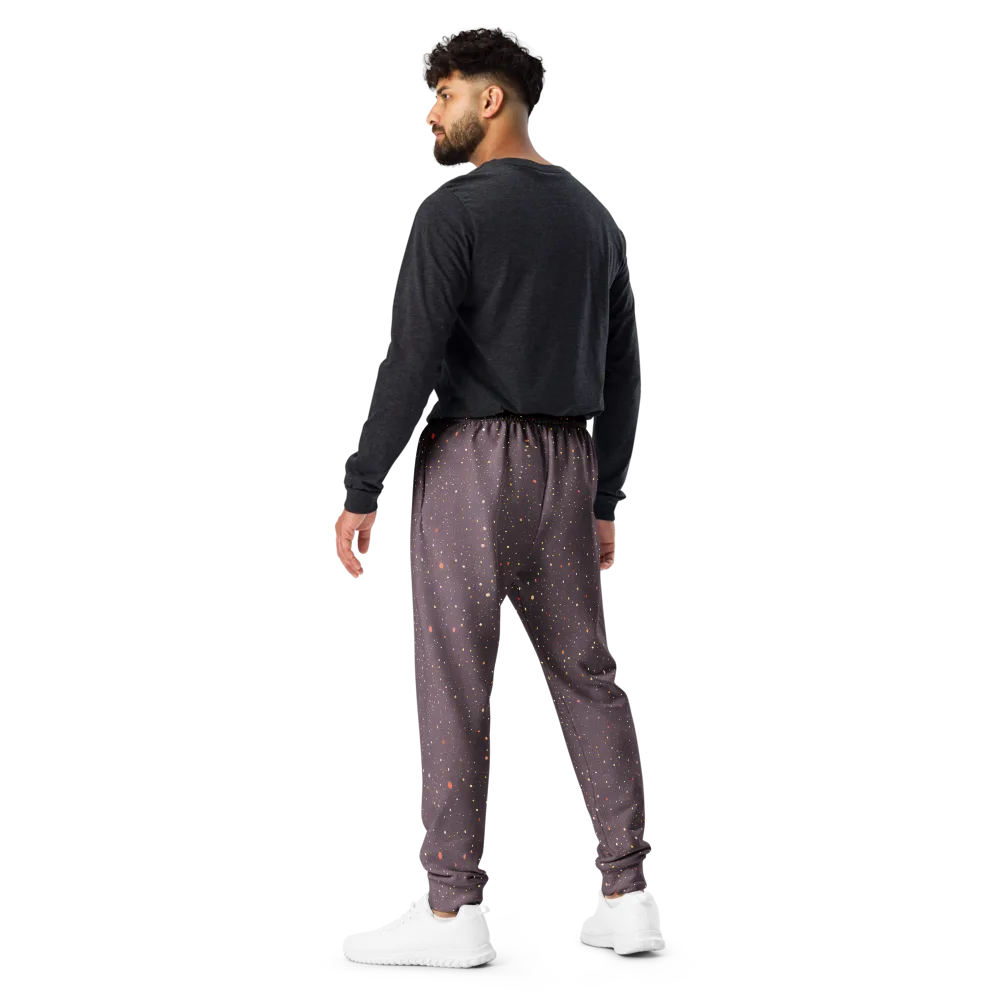 Plum Comet on Men's Joggers — Back