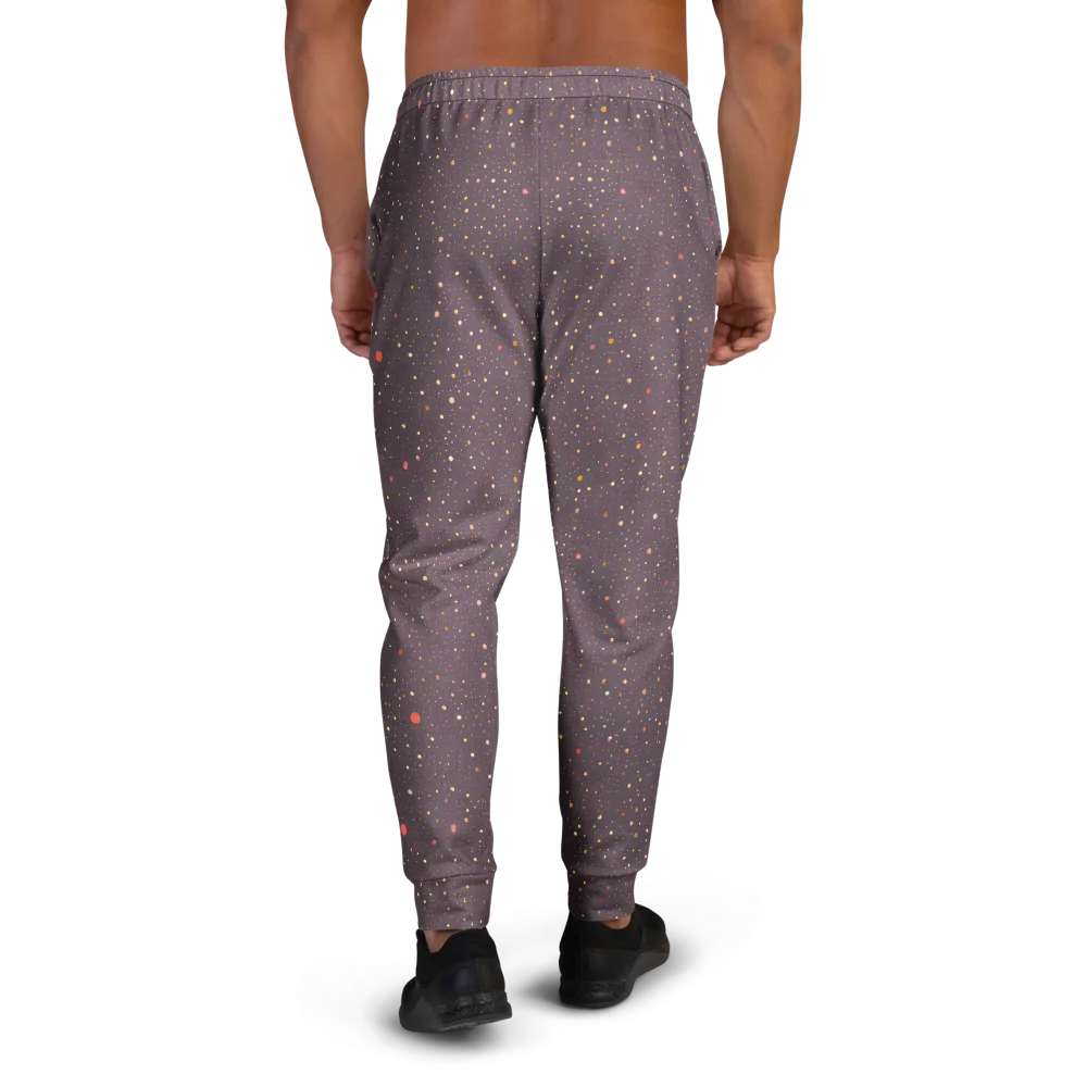 Plum Comet on Men's Joggers — Back