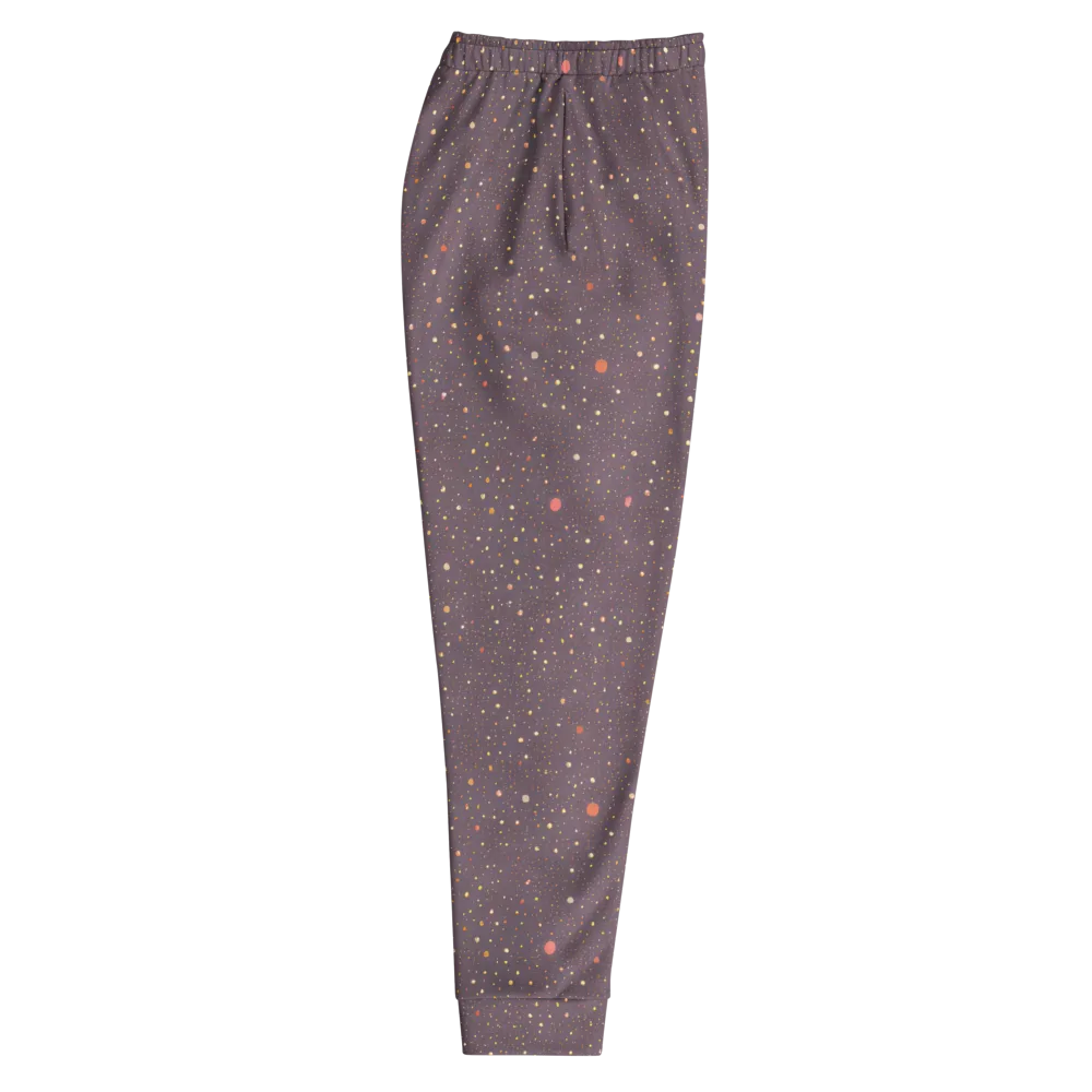 Plum Comet on Men's Joggers — Right