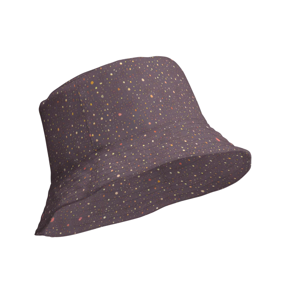 Plum Comet on Reversible Bucket Hat — Product details Outside