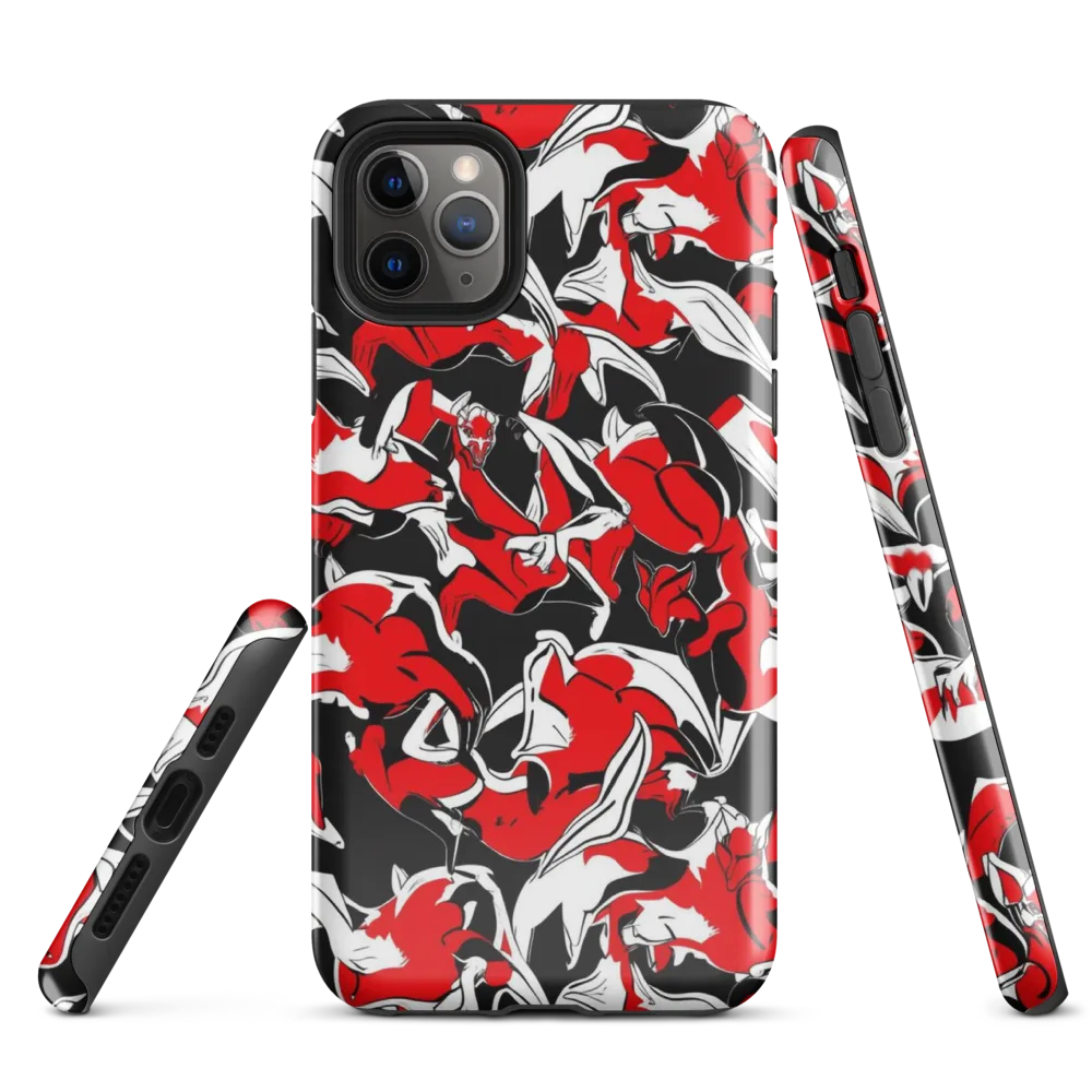 Crimson Nocturne on Tough Case for iPhone® — Front