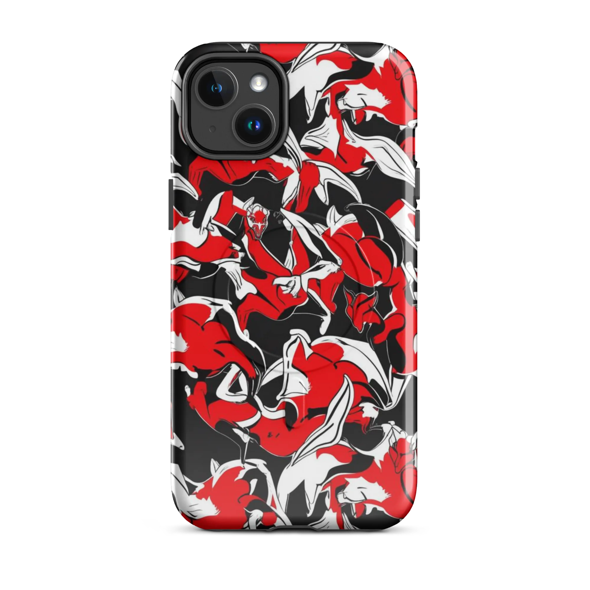 Crimson Nocturne on MagSafe Tough Case for iPhone® — Front