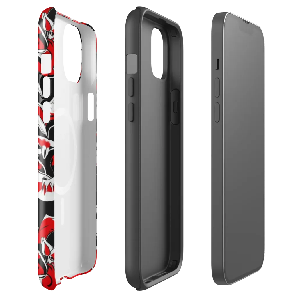 Crimson Nocturne on MagSafe Tough Case for iPhone® — Front
