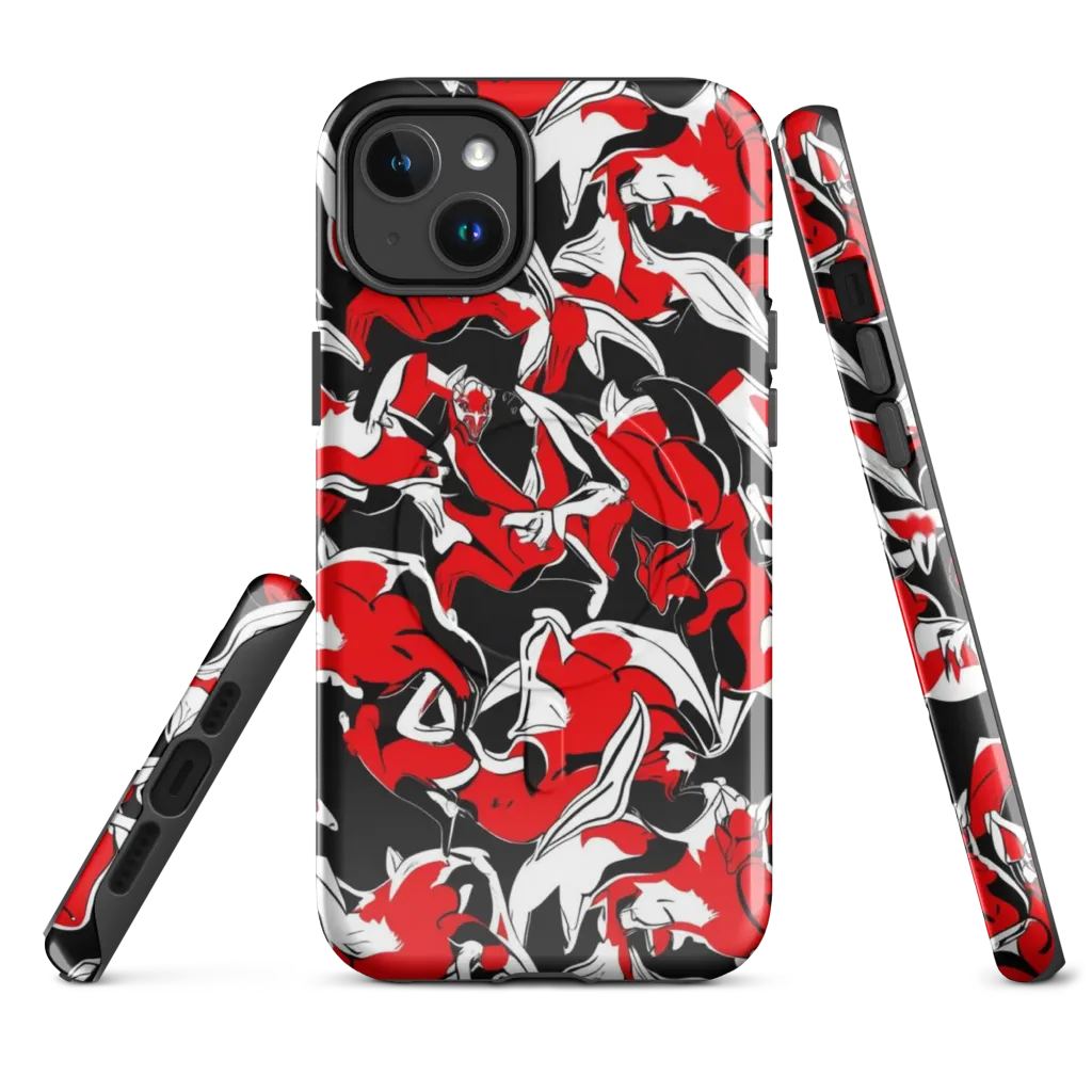 Crimson Nocturne on MagSafe Tough Case for iPhone® — Front