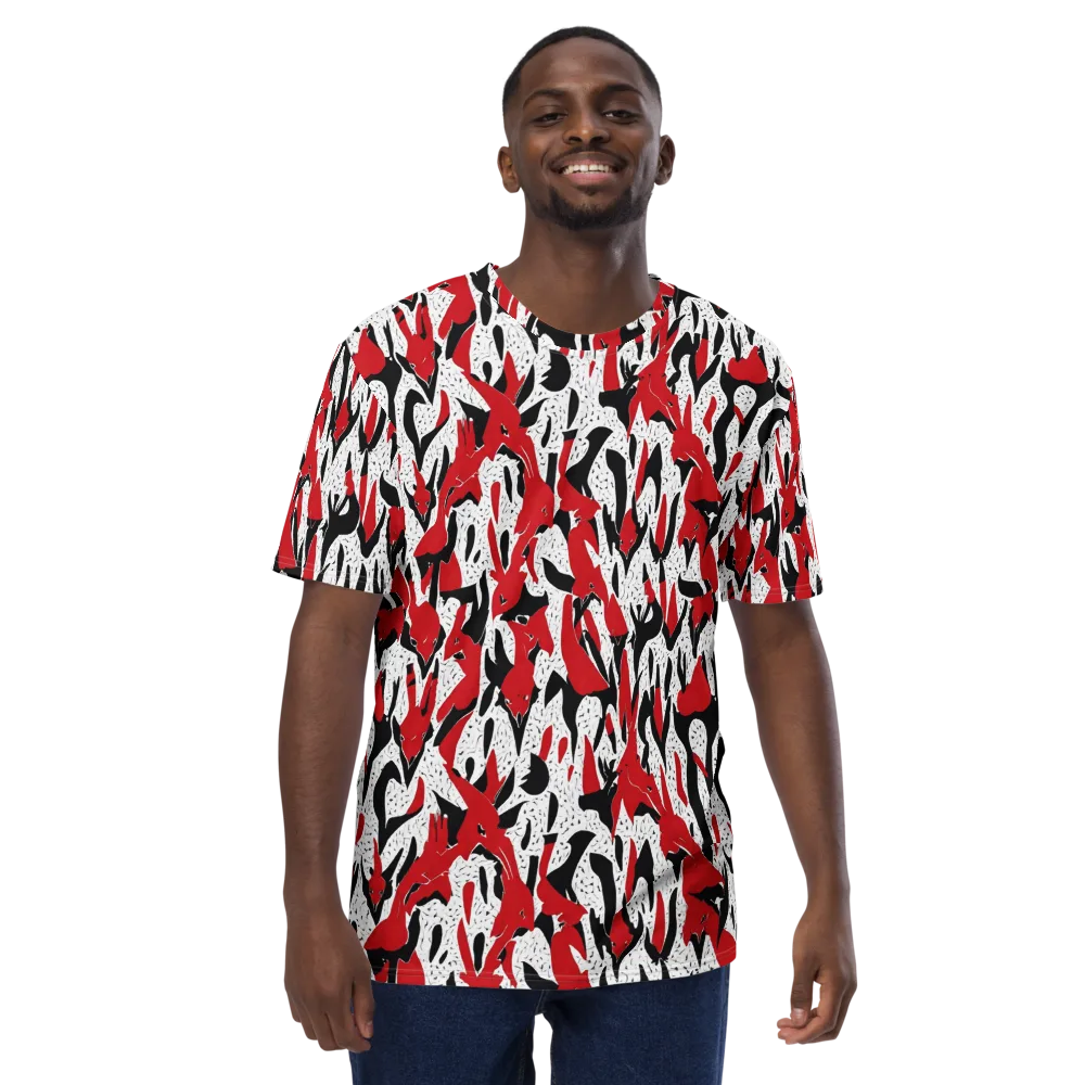 Redline Safari on Men's Crew Neck T-Shirt — Front