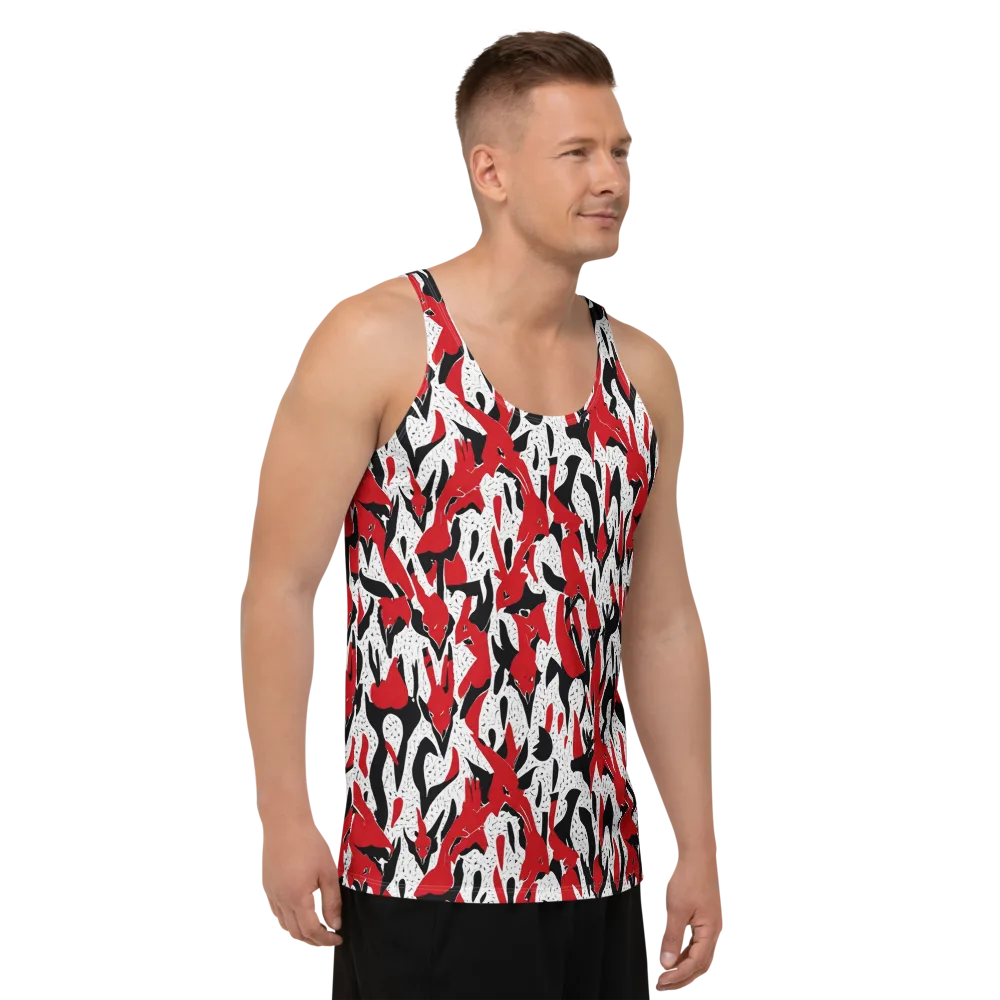 Redline Safari on Men's Tank Top — Right Front