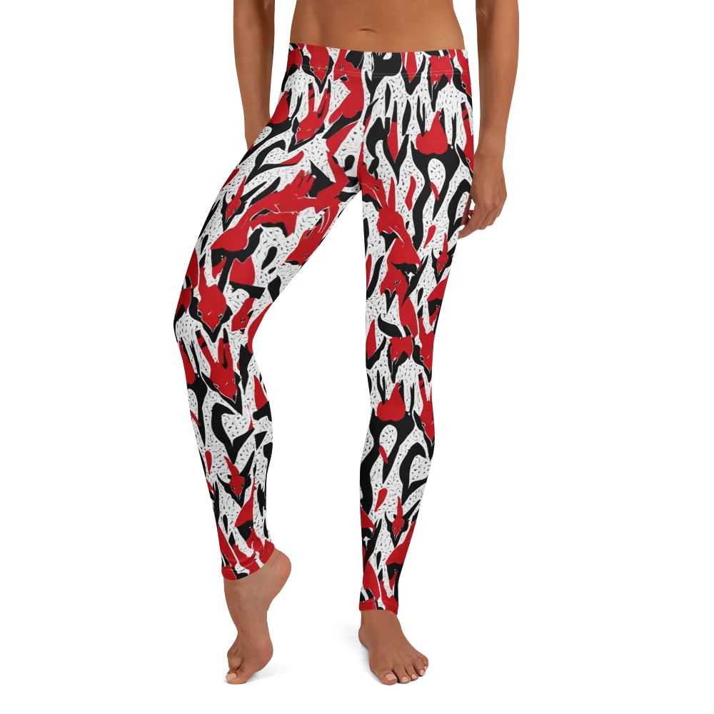 Redline Safari on Leggings — Front