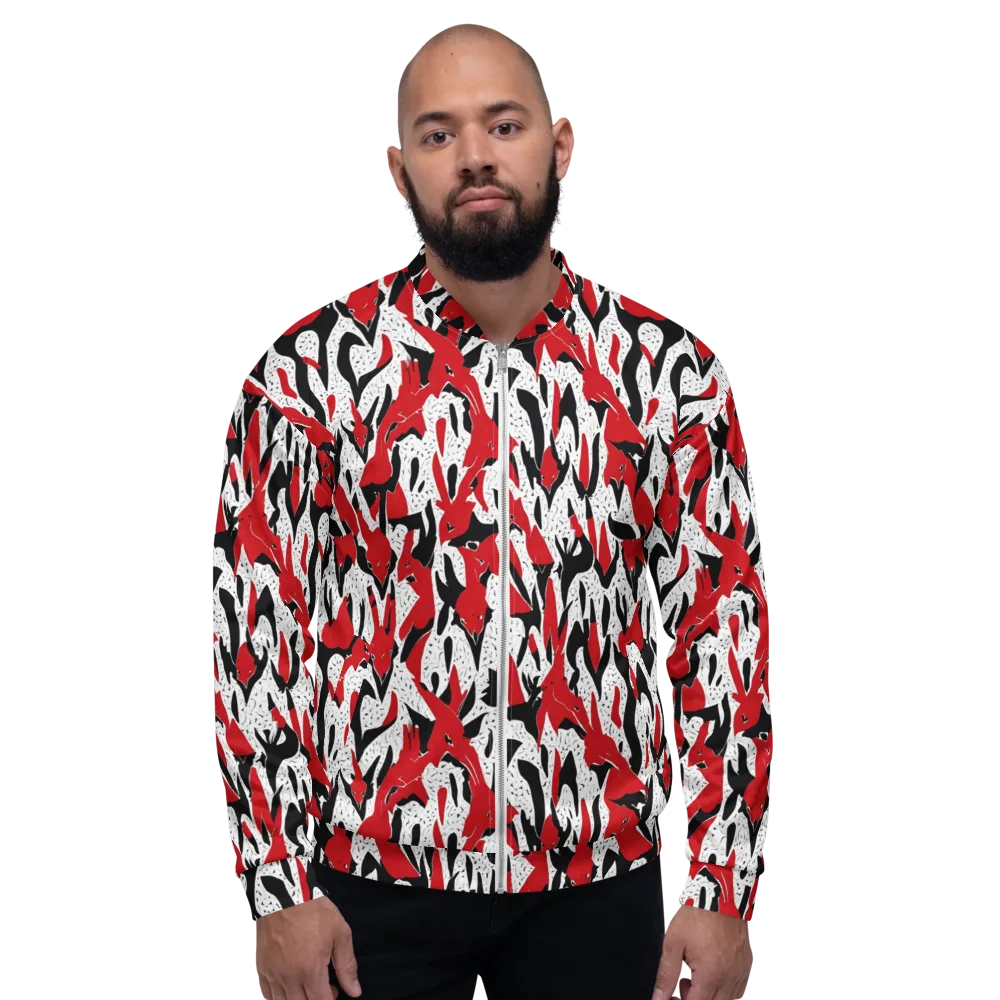 Redline Safari on Bomber Jacket — Front