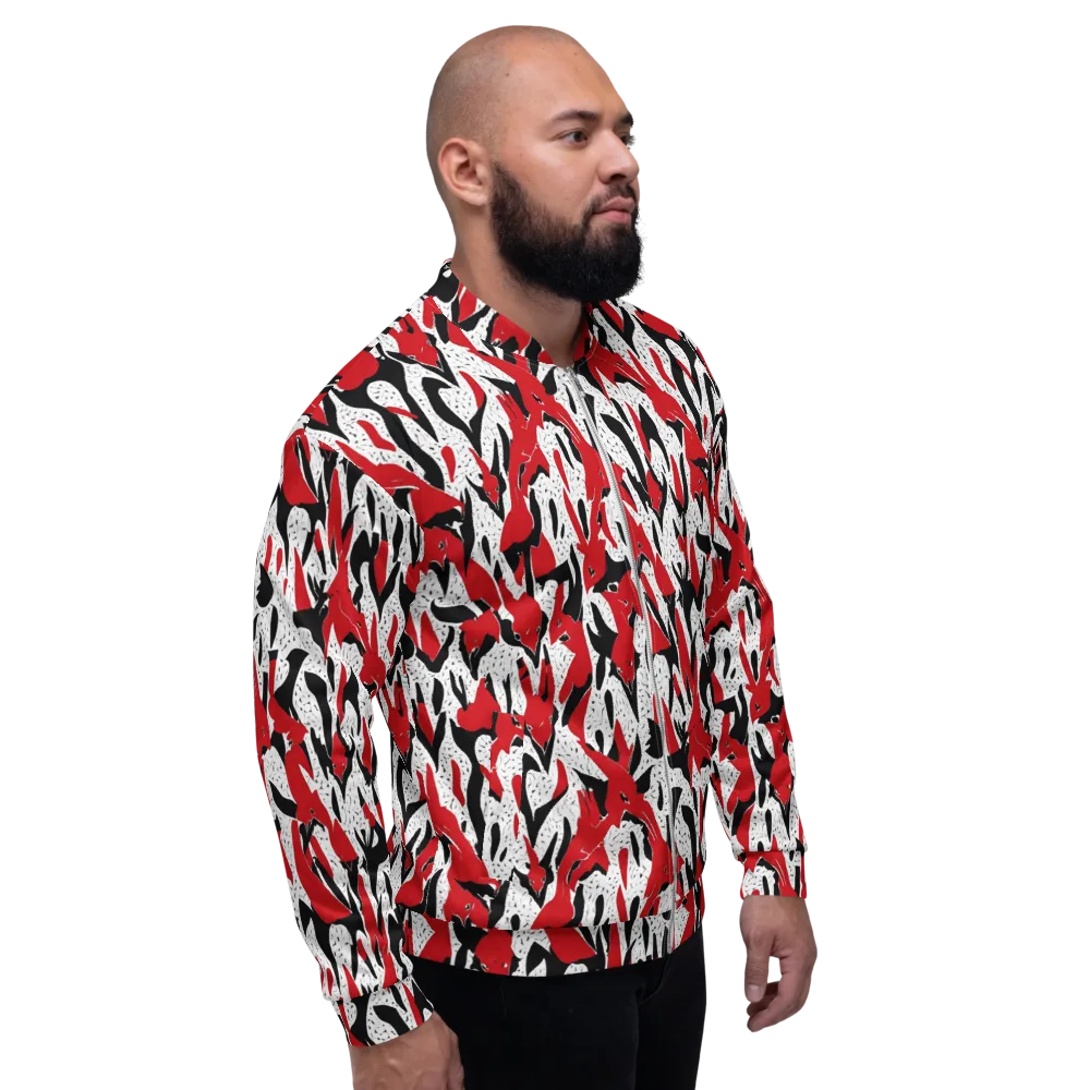 Redline Safari on Bomber Jacket — Right