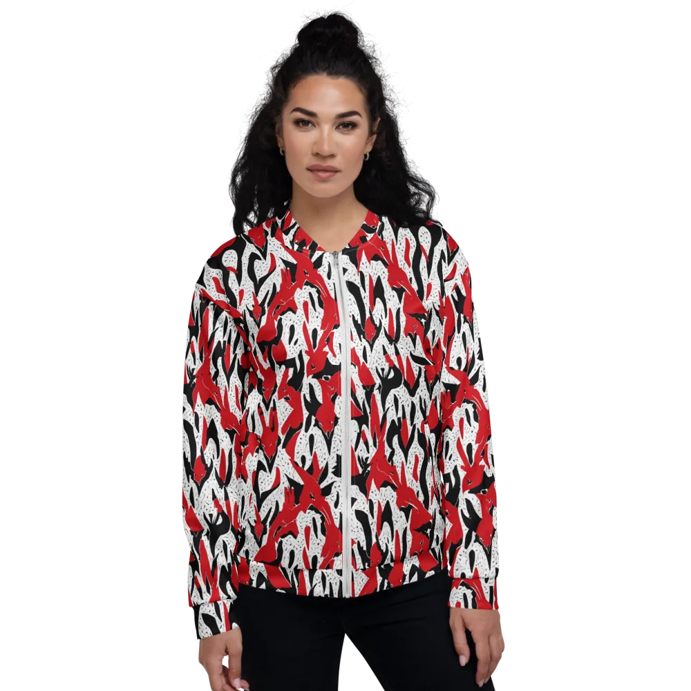Redline Safari on Bomber Jacket — Front
