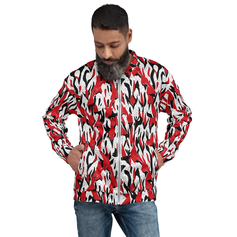 Redline Safari on Bomber Jacket — Front