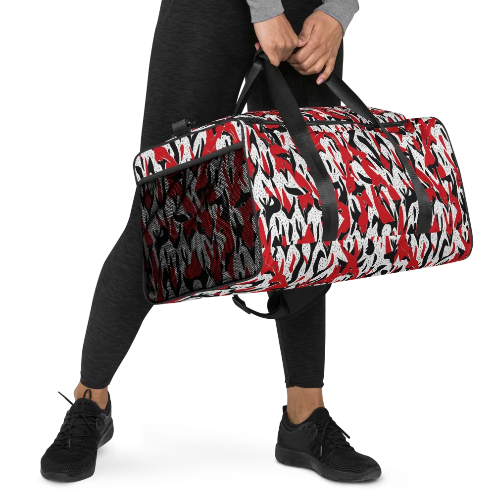 Redline Safari on Duffle Bag — Right Front