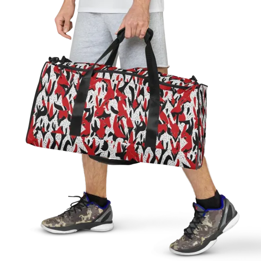 Redline Safari on a Duffle Bag
