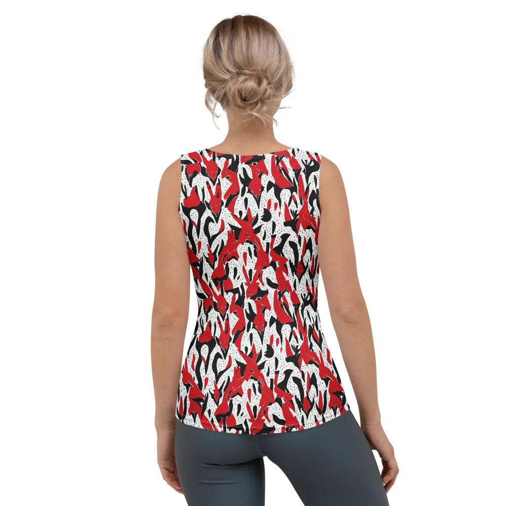 Redline Safari on Women's Tank Top — Back