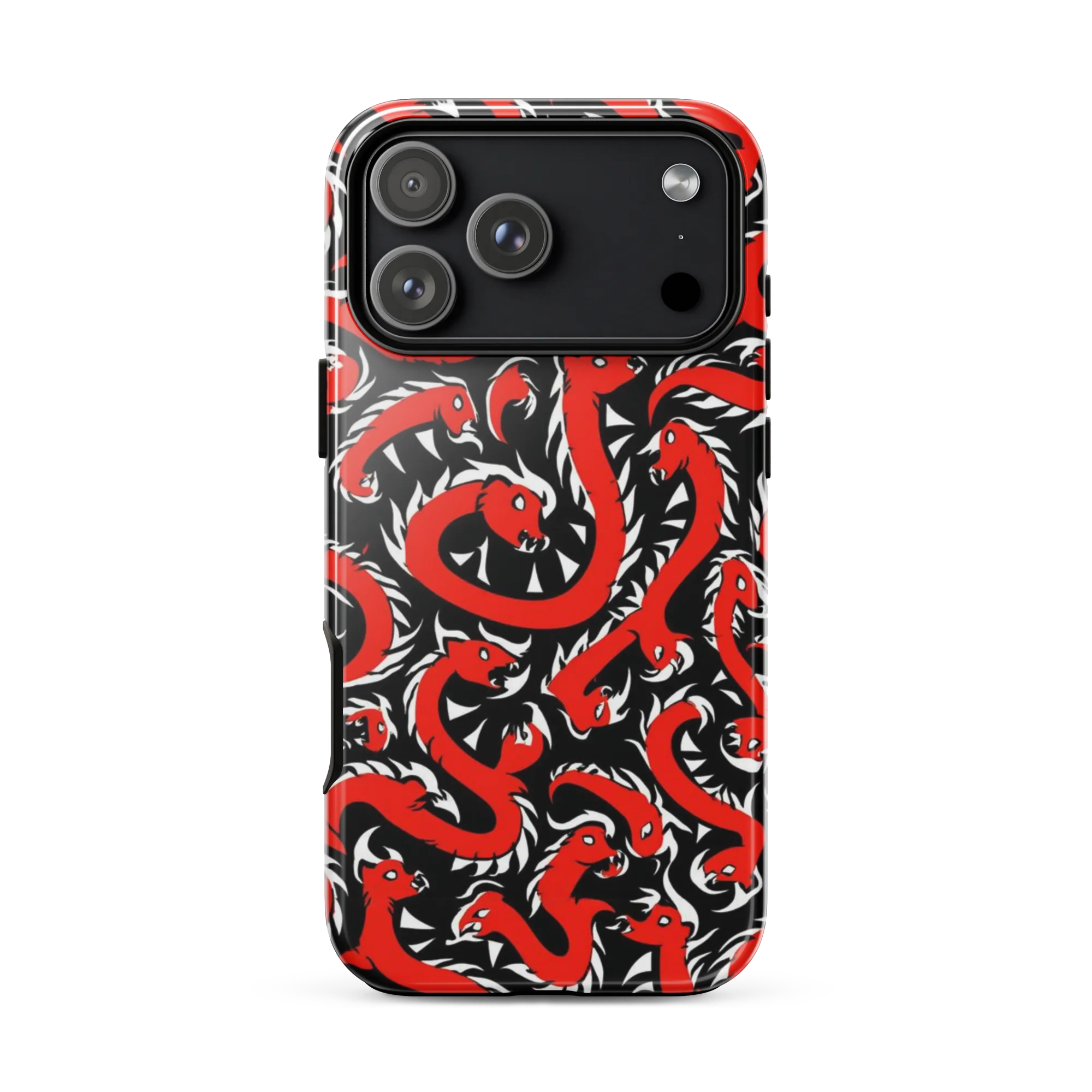 Crimson Coil on Tough Case for iPhone® — Front