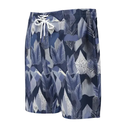 Midnight Frond on a Men's Board Shorts