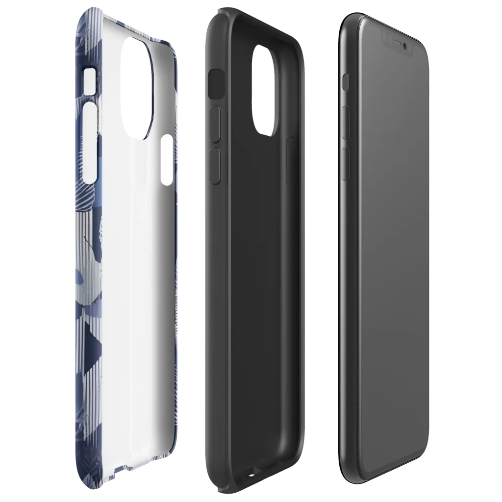 Midnight Frond on Tough Case for iPhone® — Right