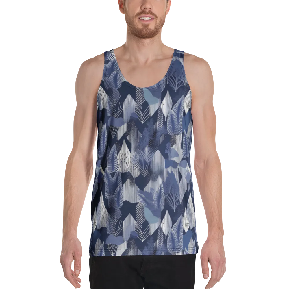 Midnight Frond on Men's Tank Top — Front