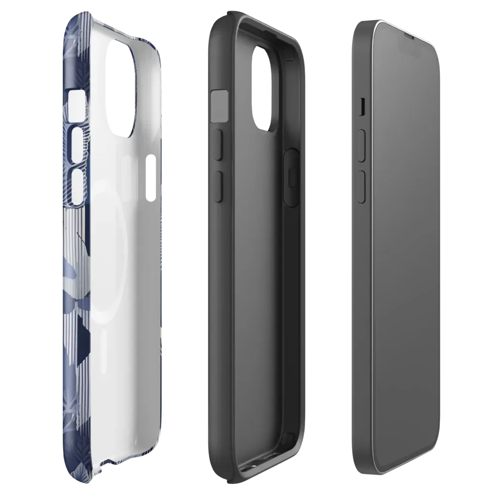 Midnight Frond on MagSafe Tough Case for iPhone® — Front