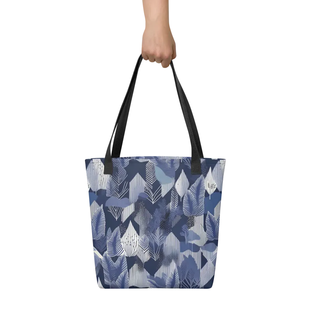 Midnight Frond on Tote Bag — Front