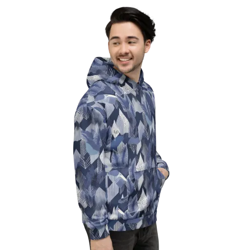 Midnight Frond on a Hoodie