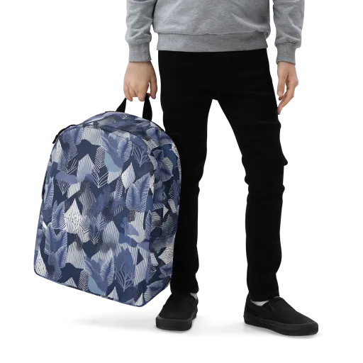 Midnight Frond on a Minimalist Backpack