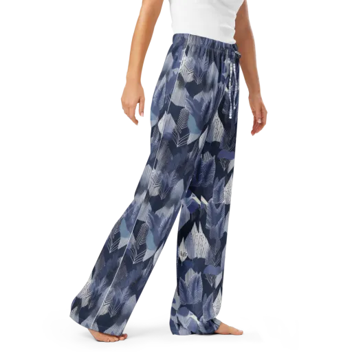 Midnight Frond on a Women's Pajama Pants