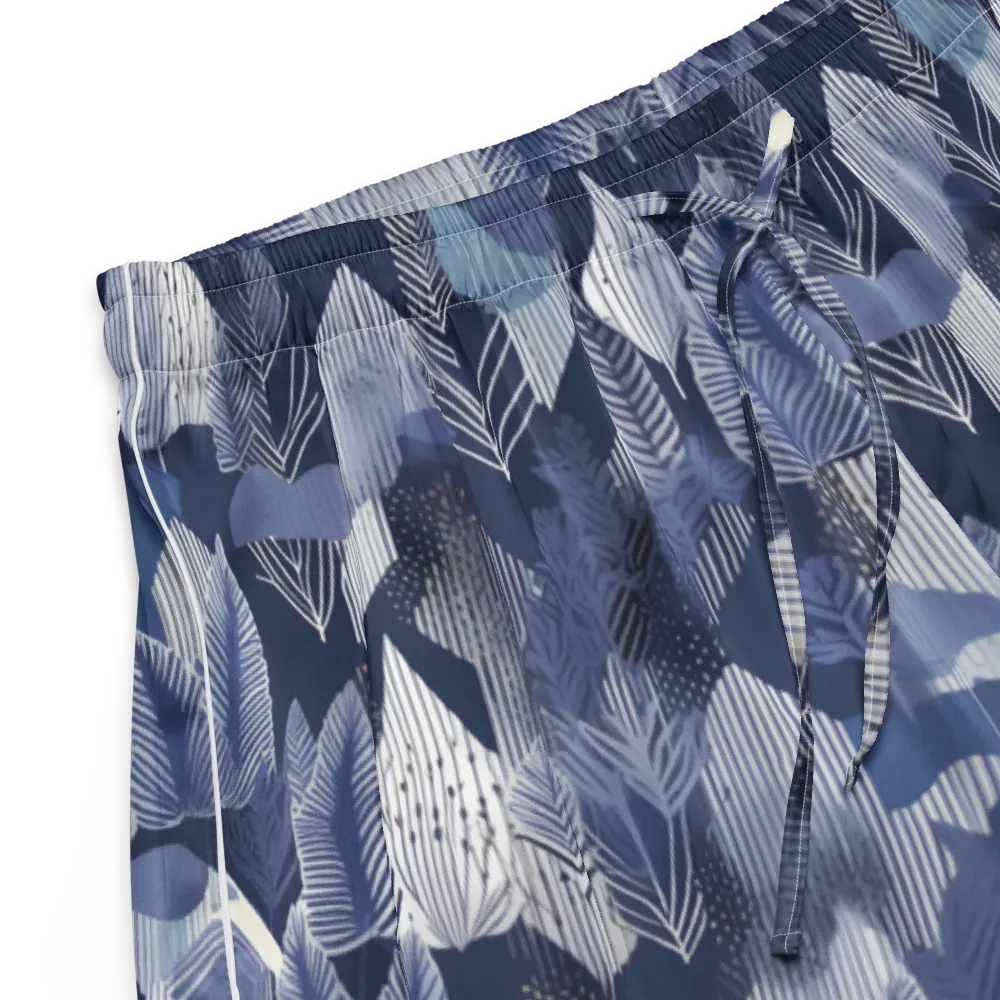 Midnight Frond on Women's Pajama Shorts — Product details