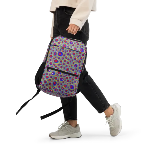 Prismatic Tide on a Utility Backpack