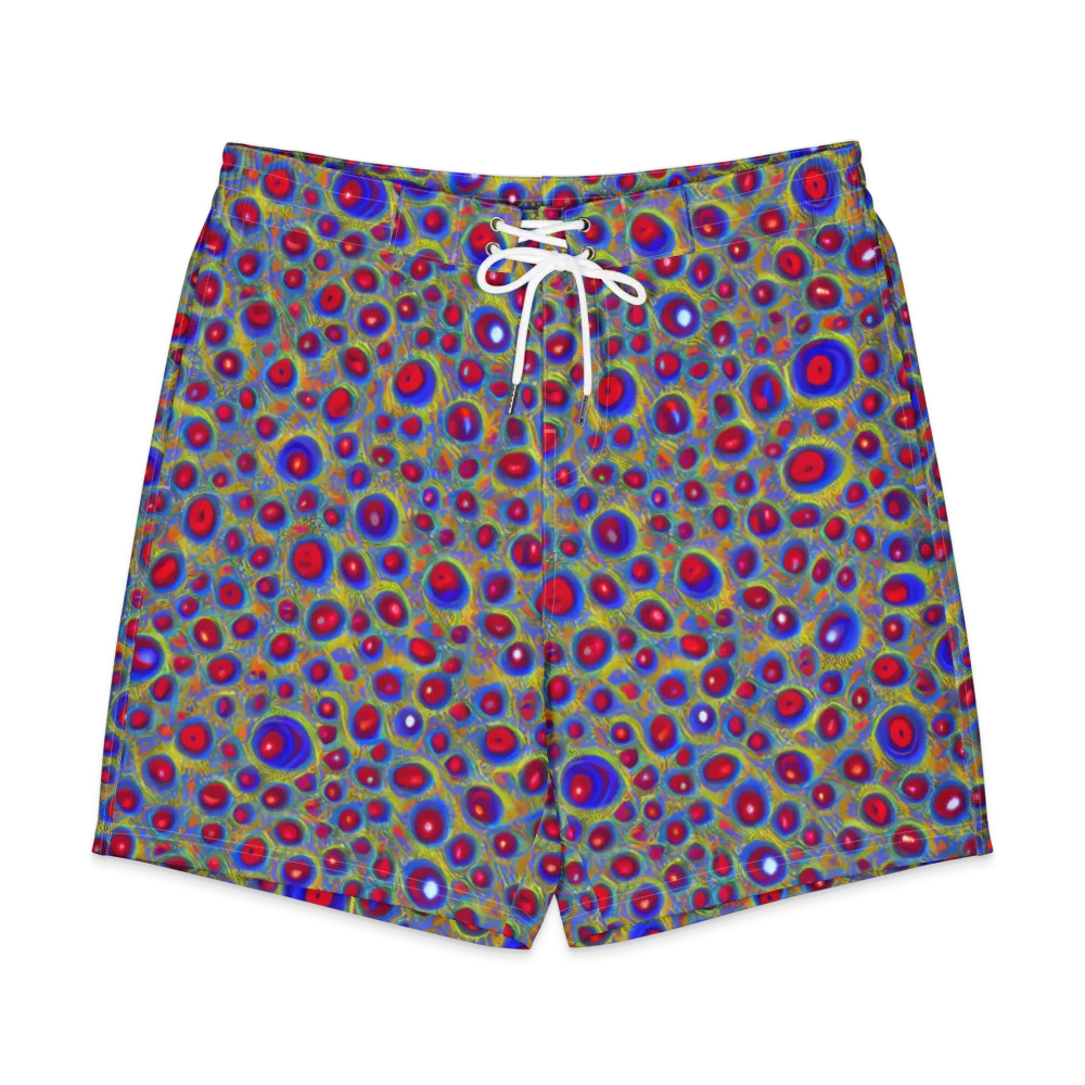 Prismatic Tide on Men's Board Shorts — Front