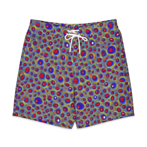 Prismatic Tide on a Men's Board Shorts