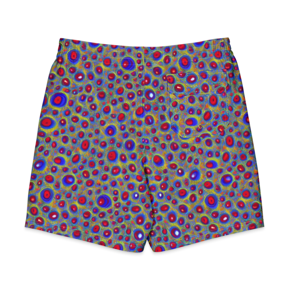 Prismatic Tide on Men's Board Shorts — Back