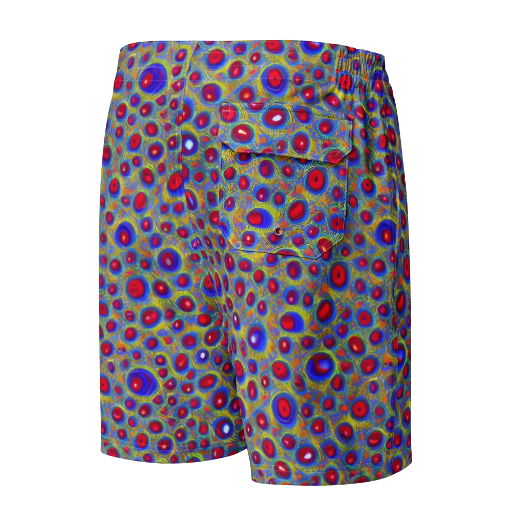 Prismatic Tide on Men's Board Shorts — Back