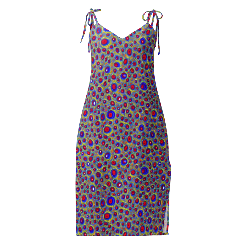 Prismatic Tide on Slip Dress — Front